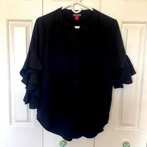 Vince Camuto v neck blouse
